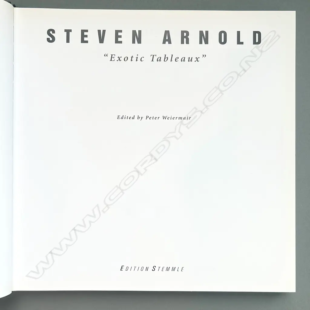 STEVEN ARNOLD: EXOTIC TABLEAUX Image 1++